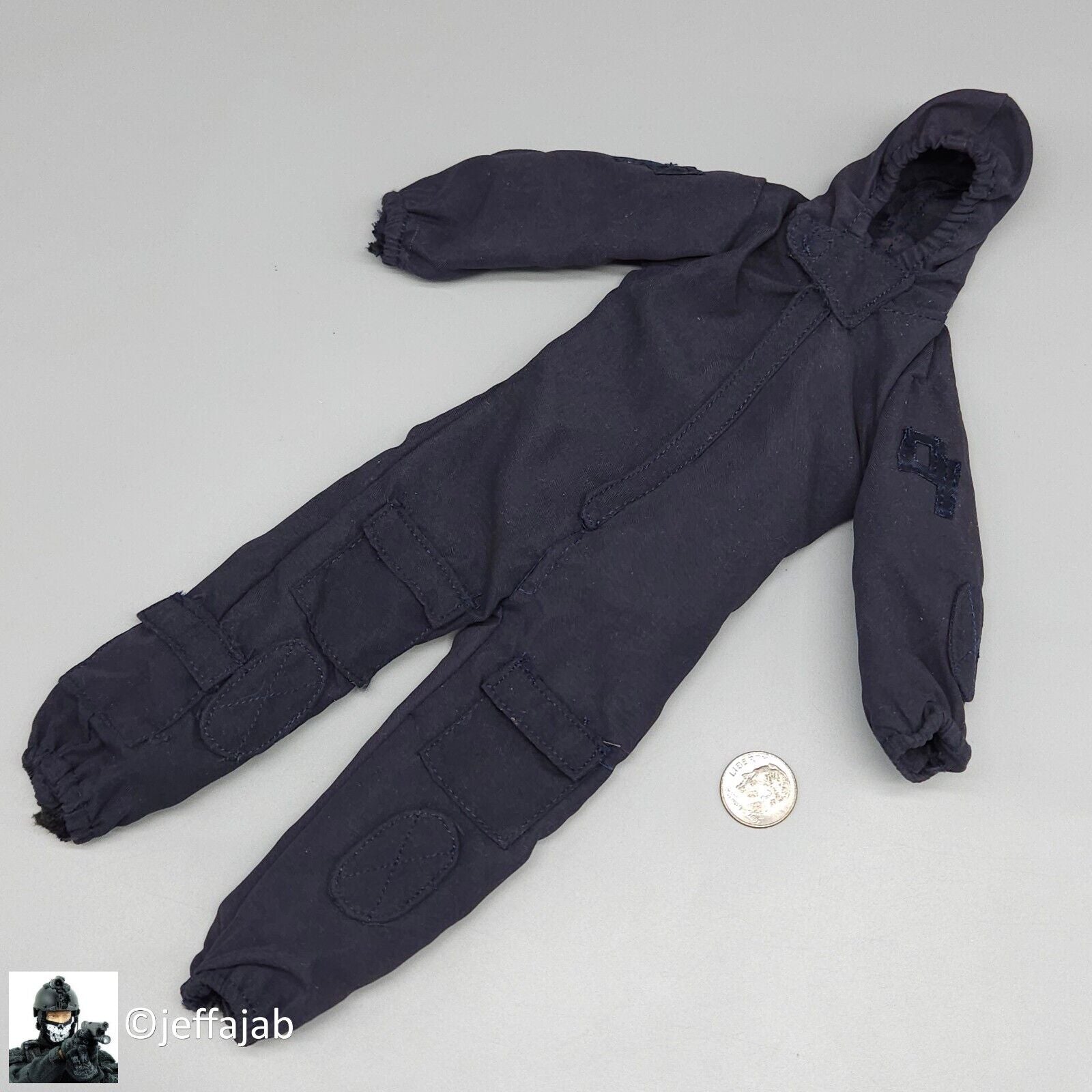 1:6 Dragon Modern British SAS Nigel Blue Coveralls Uniform for 12" Figures