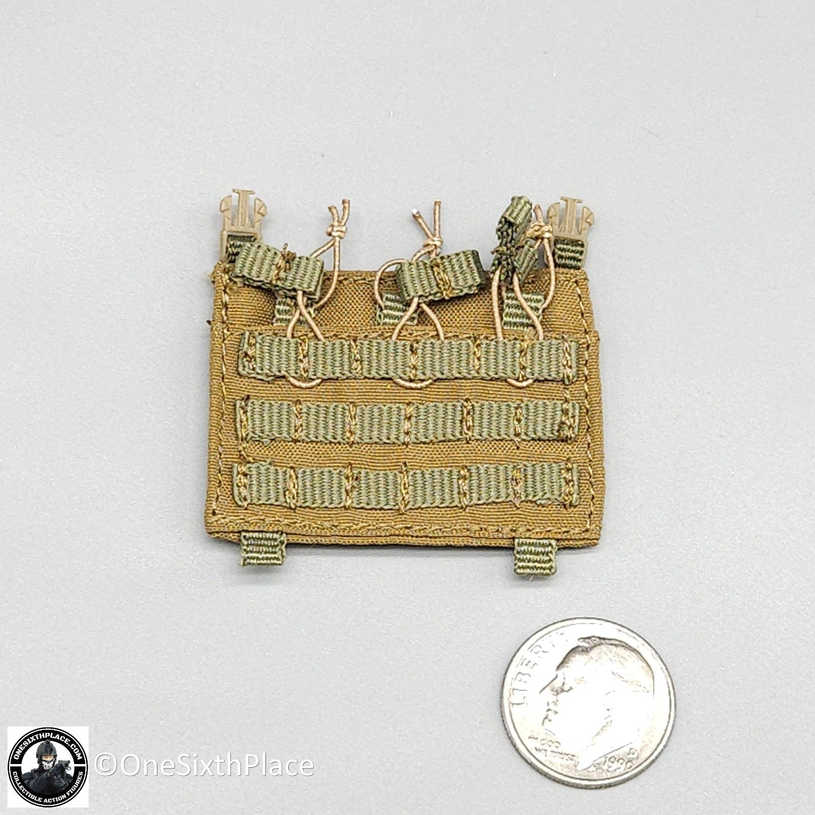 1:6 scale General's Armoury Bravo 7-1 Kill or Capture Triple M7 Mag Pouch