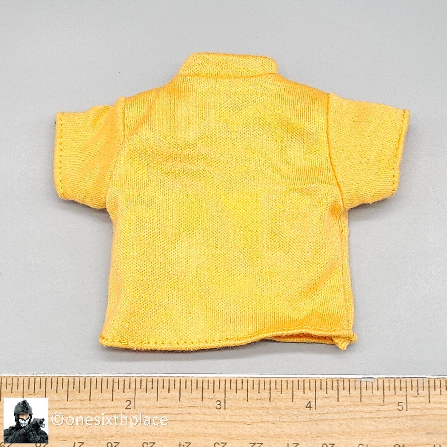 1:6 scale BBI Navy Pilot Mens Yellow T-Shirt for 12" Figures Cotswold GI Joe