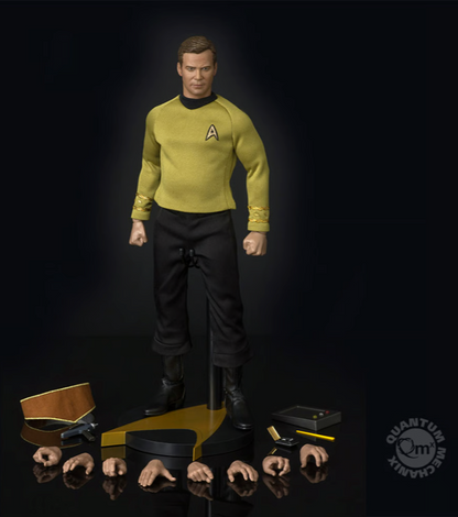 1:6 scale QMX Quantum Mechanix Star Trek Captain Kirk 12" Figure STR-0071T