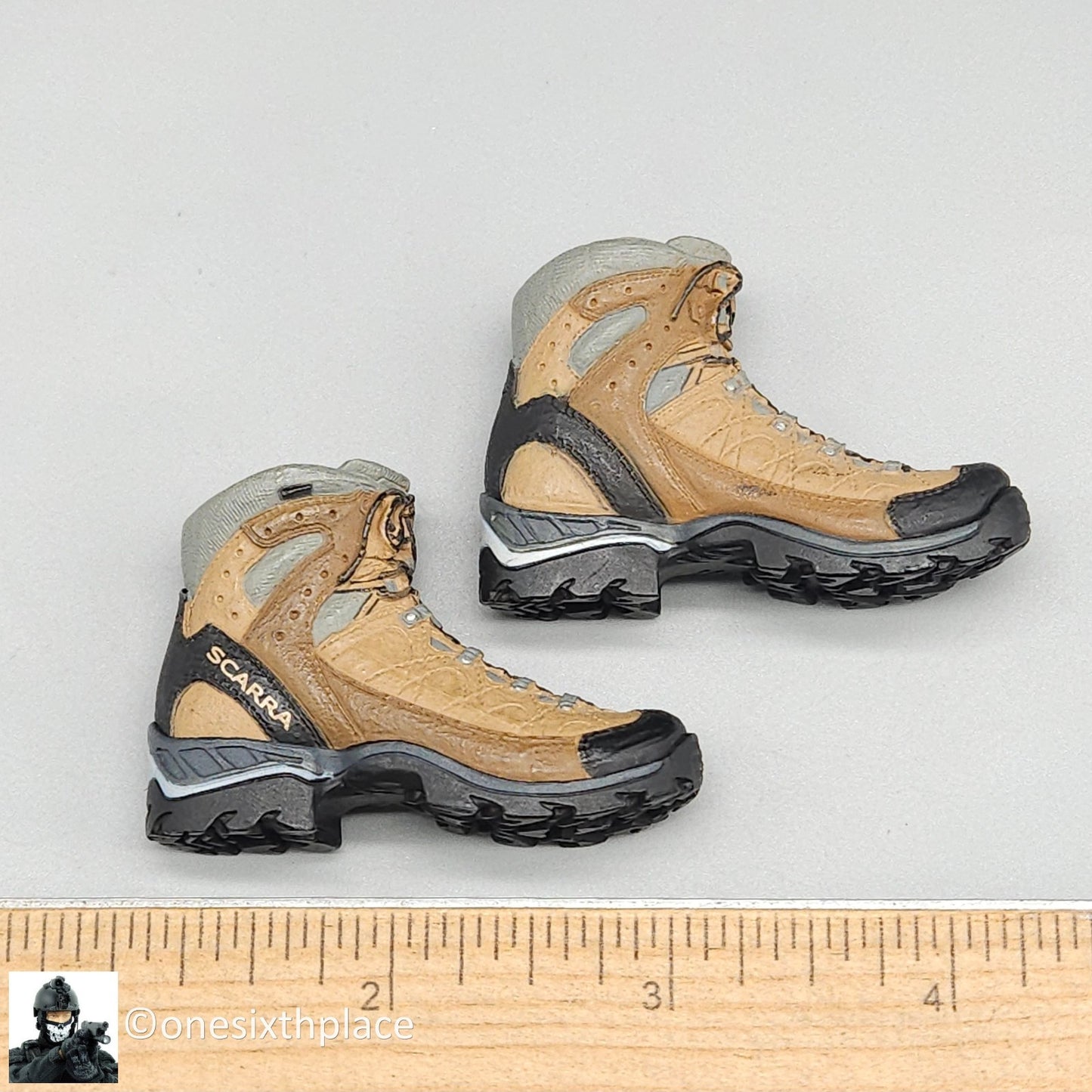 1:6 scale Soldier Story 75th Ranger Kailash Boots (Peg Type) for 12" Figures
