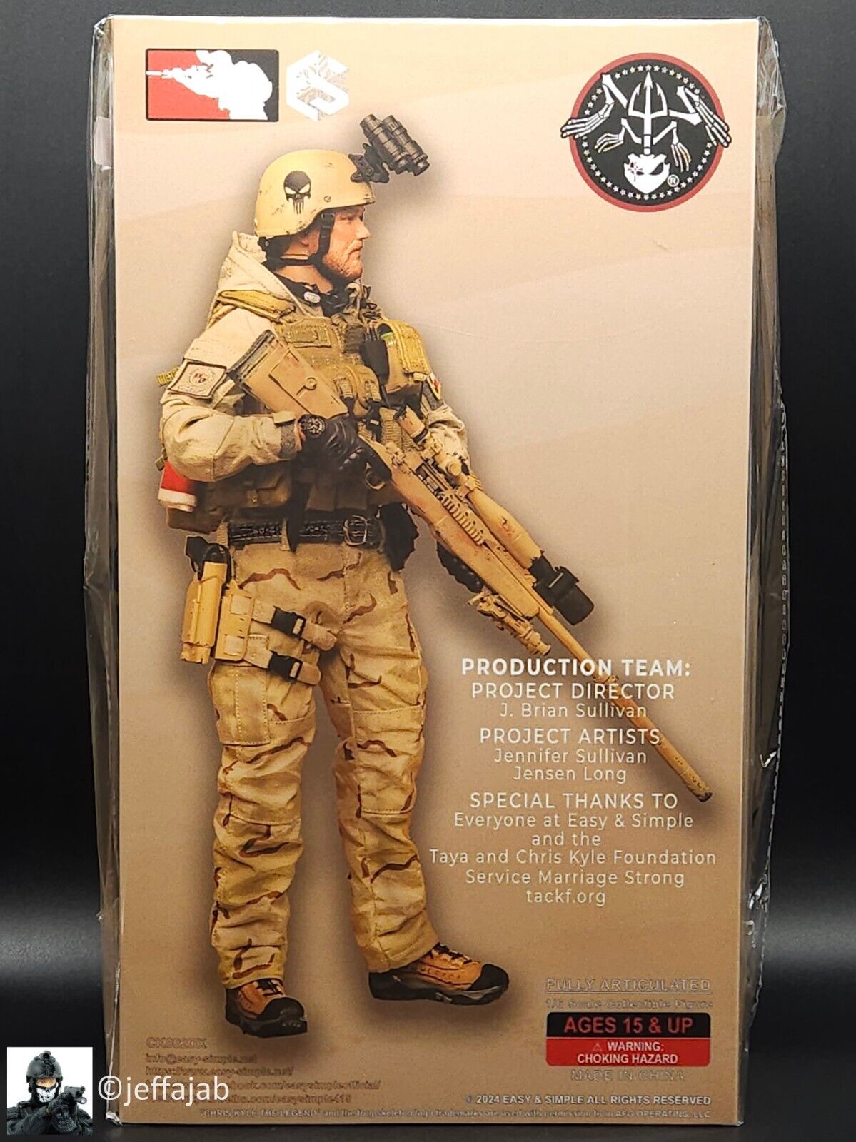 1:6 scale Easy & Simple Chris Kyle The Legend Remastered Deluxe Version CK002DX