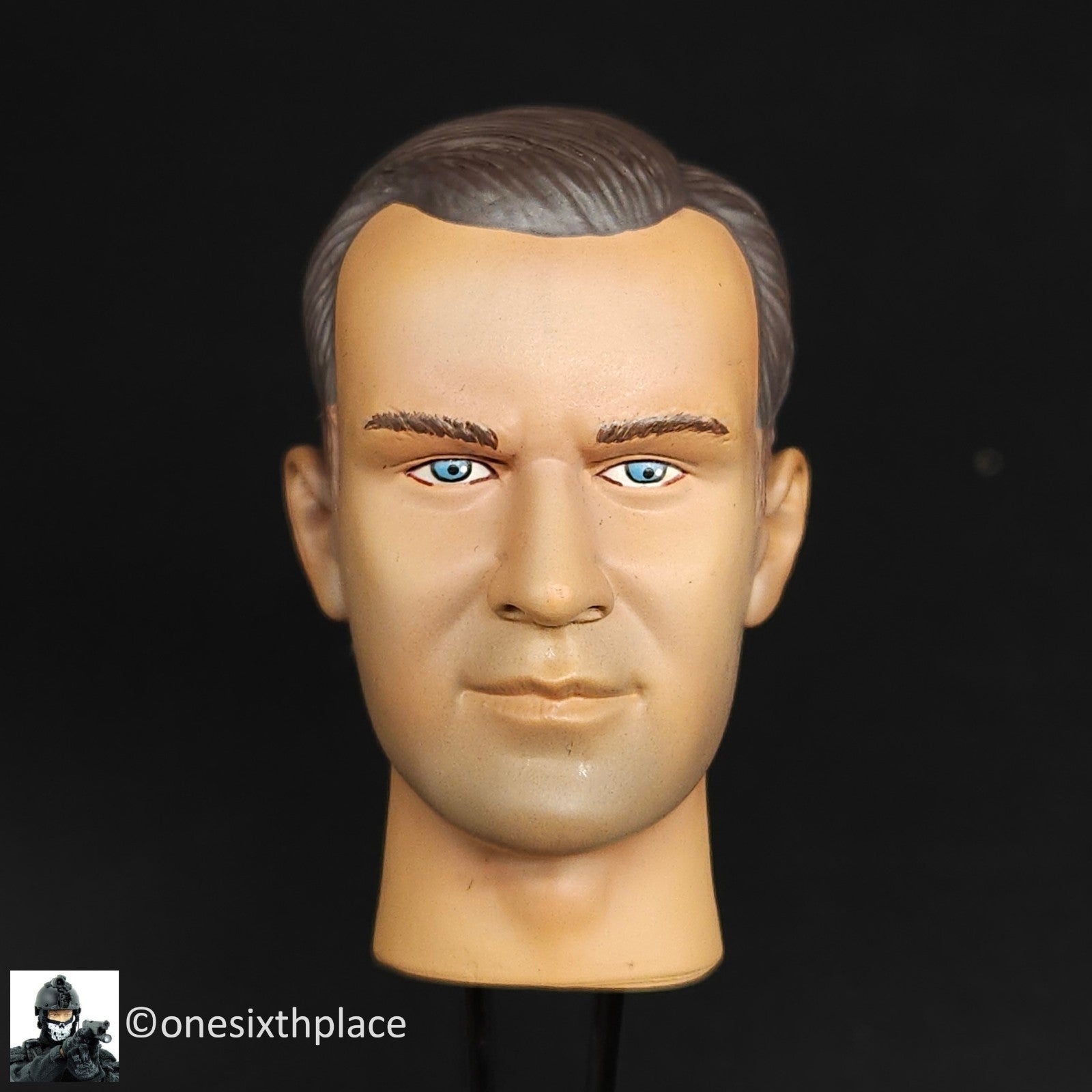 1:6 scale Dragon WWII German DAK Egon Male Head Sculpt for 12" Figures