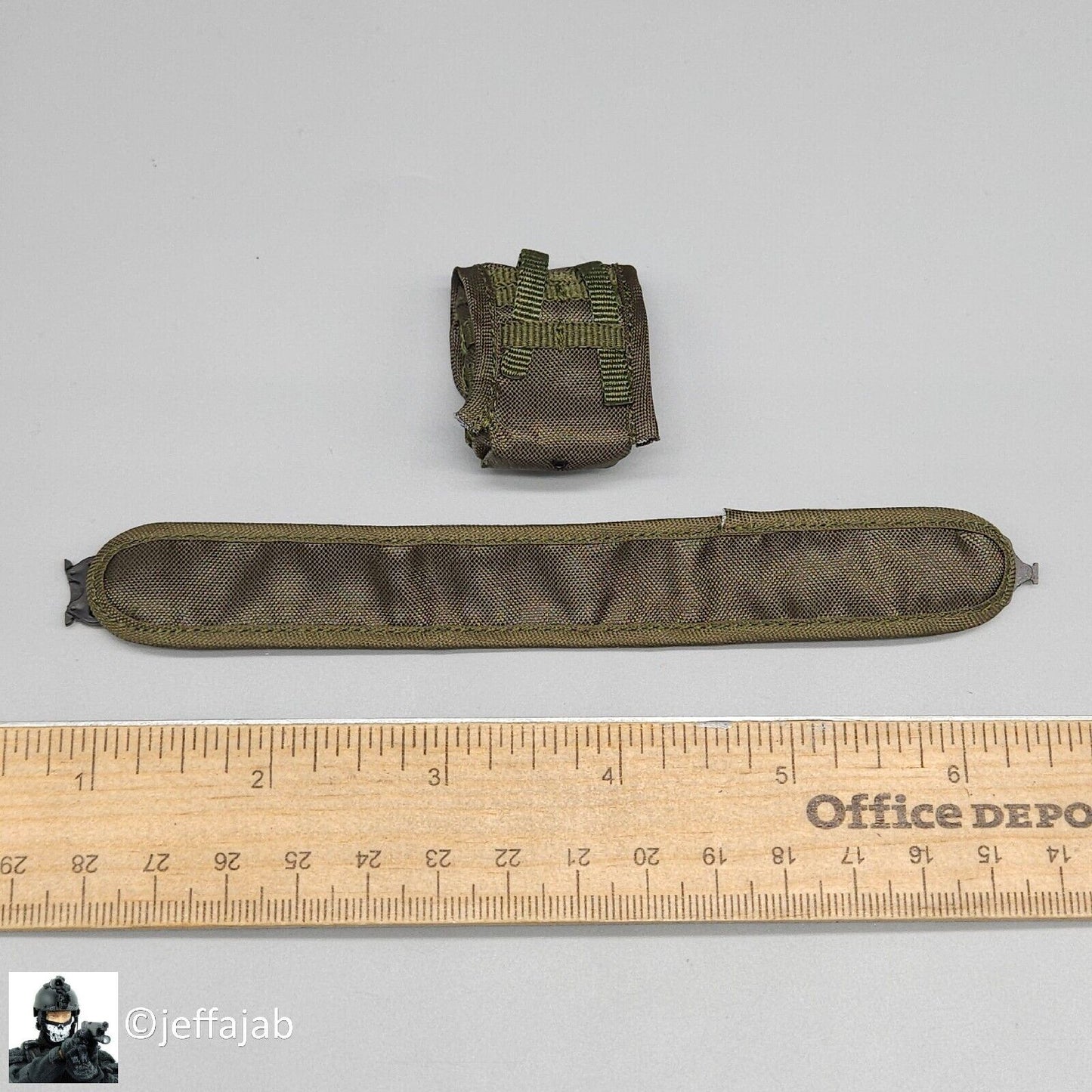 1:6 Easy & Simple CBI Enforcer Corps Yuri War Belt & Pouch Set for 12" GI Joe 