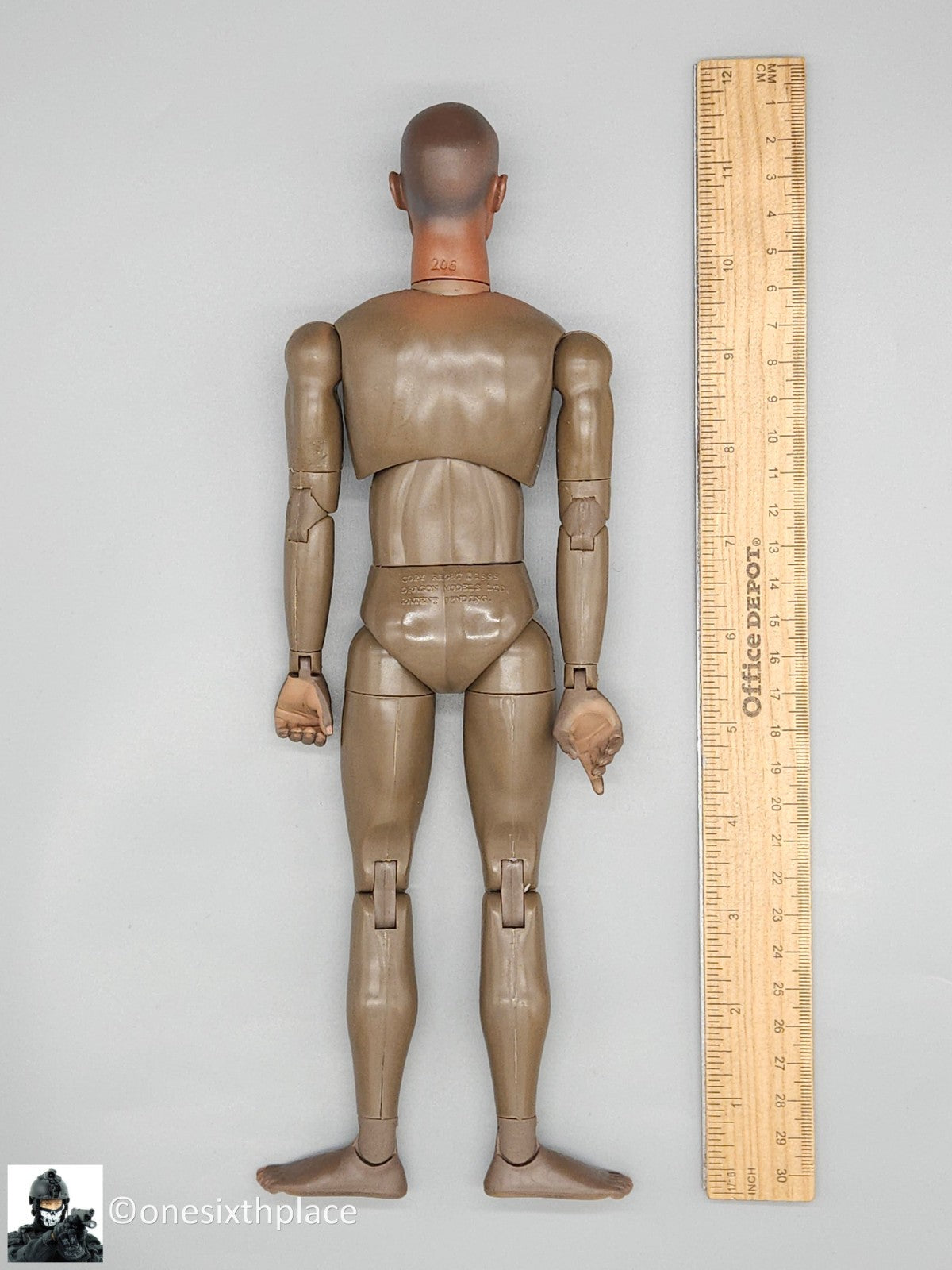 1:6 scale Dragon USMC Curtis AA Black Male Body w/ Head 12" Figure