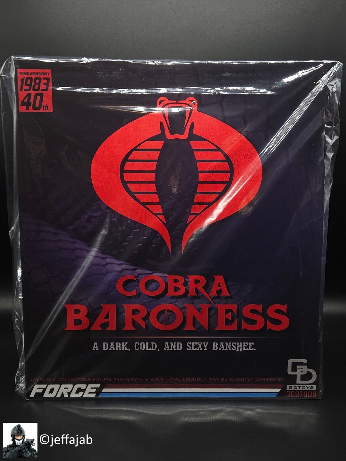 1:6 scale GD TOYS GI Joe Cobra Baroness 12" Female Figure GD-97009