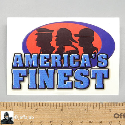 21st Century Toys Fan Club Member America's Finest 3" x 4.5" Collectible Sticker