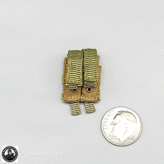 1:6 scale General's Armoury Bravo 7-1 Kill or Capture Double Pistol Mag Pouch