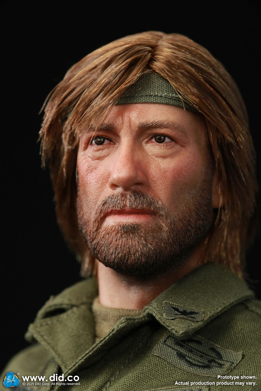 1:6 scale DiD Vietnam US Army Colonel James Male Head Sculpt for 12" Figures