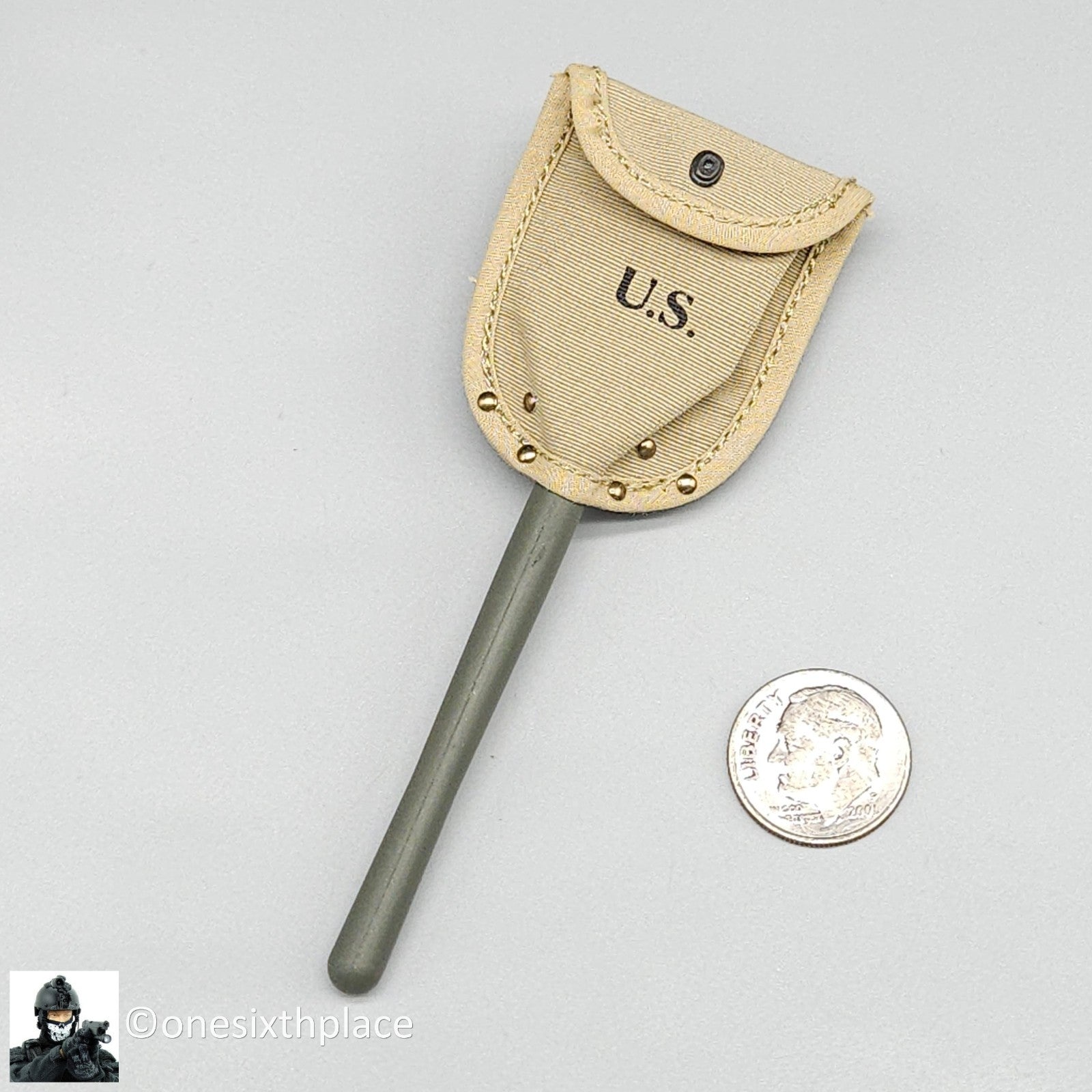 1:6 Facepool WWII USMC Snafu Shovel E-Tool w/ Cover for 12" Figures