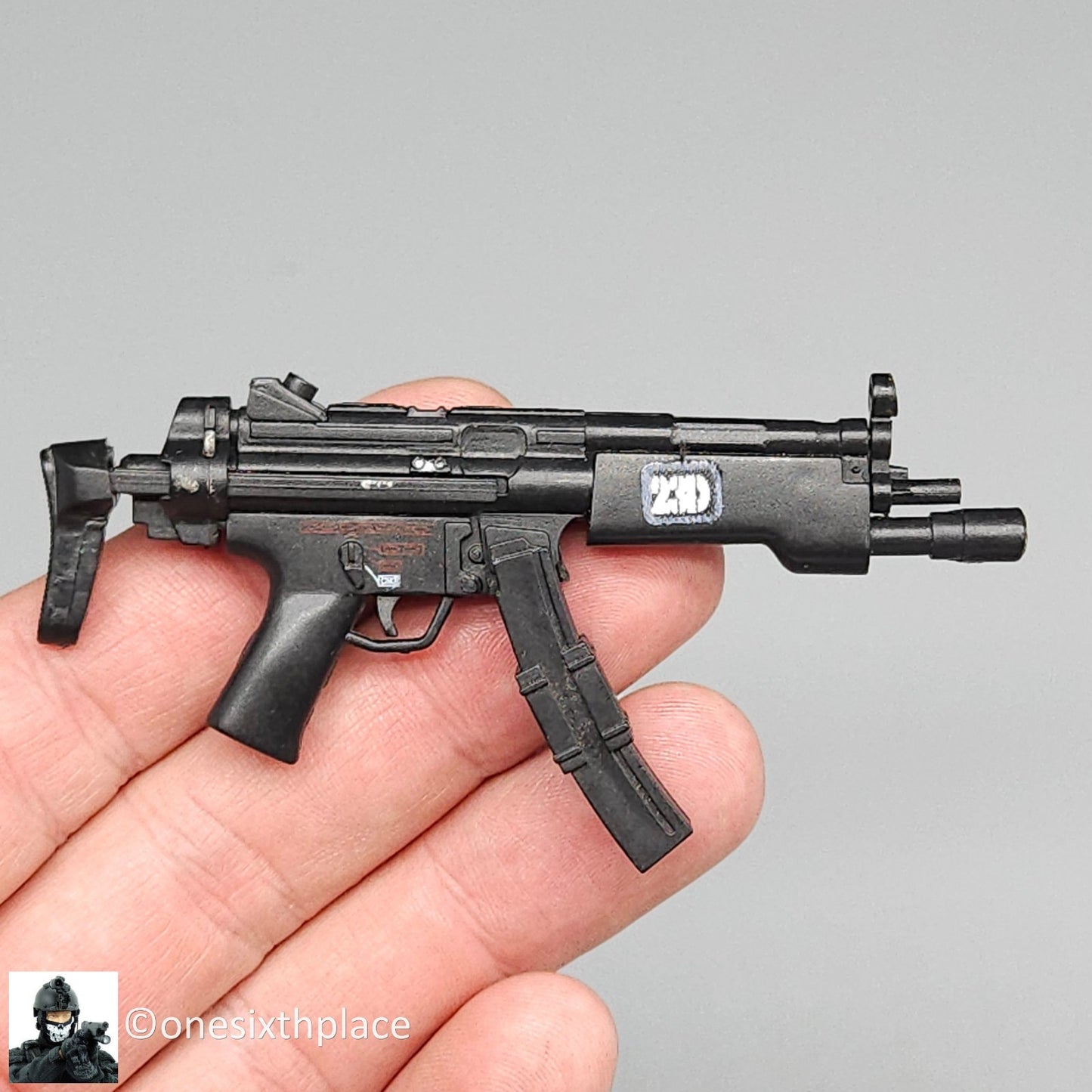 1:6 scale Pattiz Toys SWAT MP5 Submachine Gun for 12" Figures