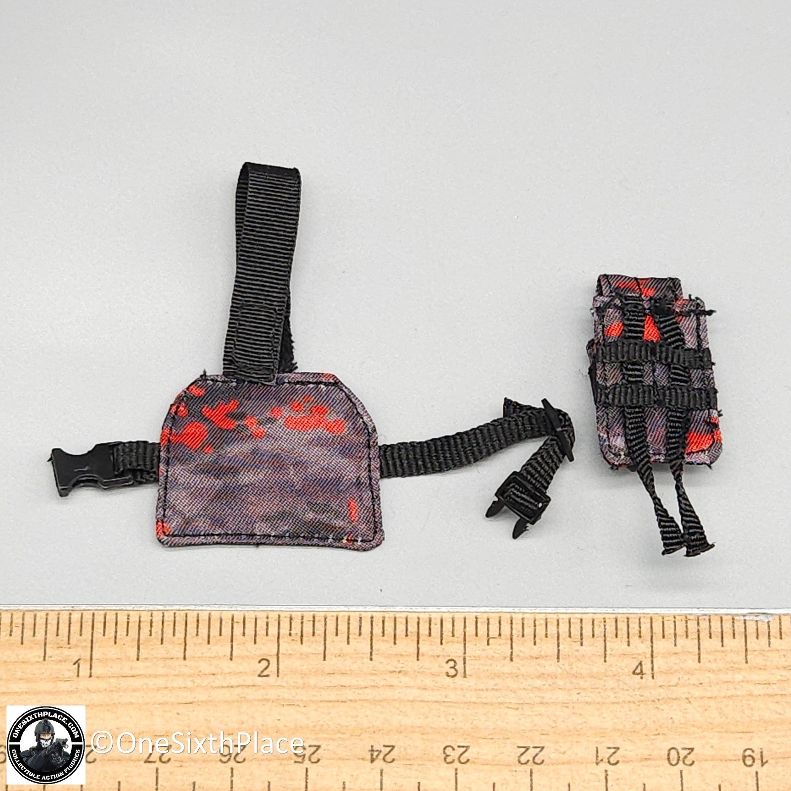 1:6 scale Fire Girl Female CQB Tactical Agent Grey Multicam Leg Pouch