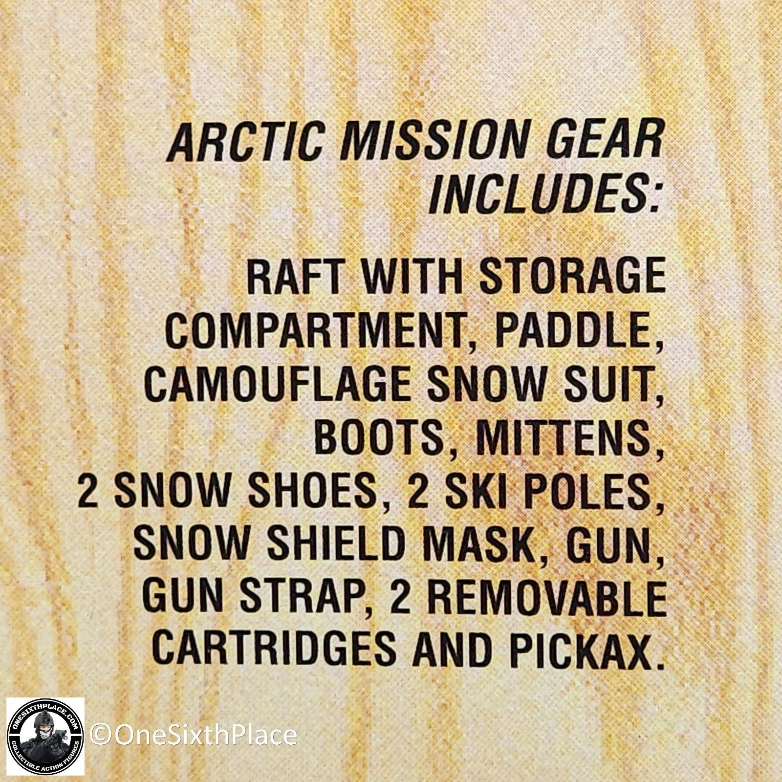 1:6 scale Hasbro GI JOE Classic Collection Arctic Adventure Set 1998