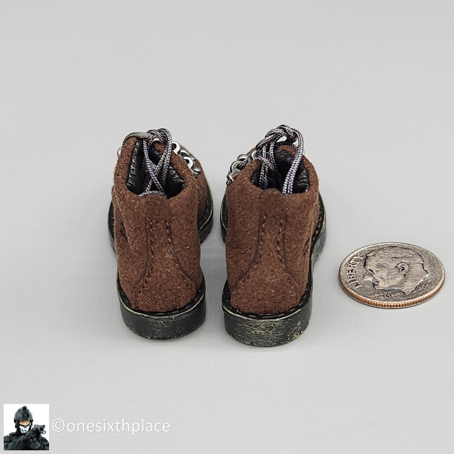 1:6 scale Easy & Simple Coalition Forces Hiking Boots for 12" Figure 26065SC