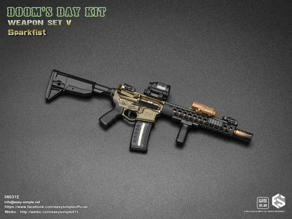 1:6 Easy & Simple Doom's Day Kit Weapon Set V Version E "Sparkfist" 06031E