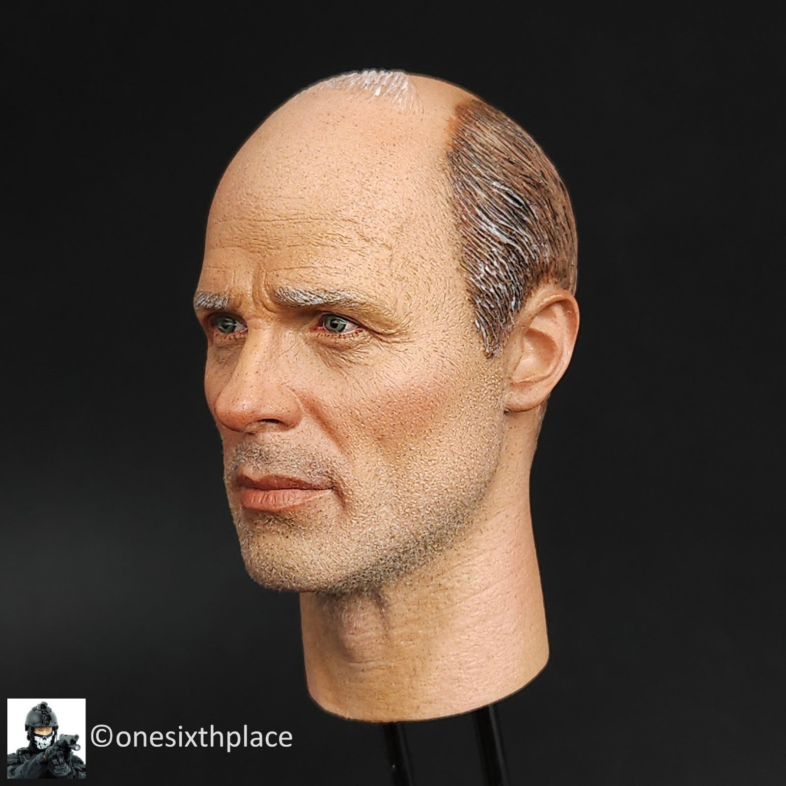 1:6 DiD WWII German Major Konig Ed Harris Male Head Sculpt for 12" Figures