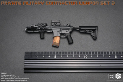 1:6 Easy & Simple Private Military Contractor Weapon Set D Ver. E for 12" Figure