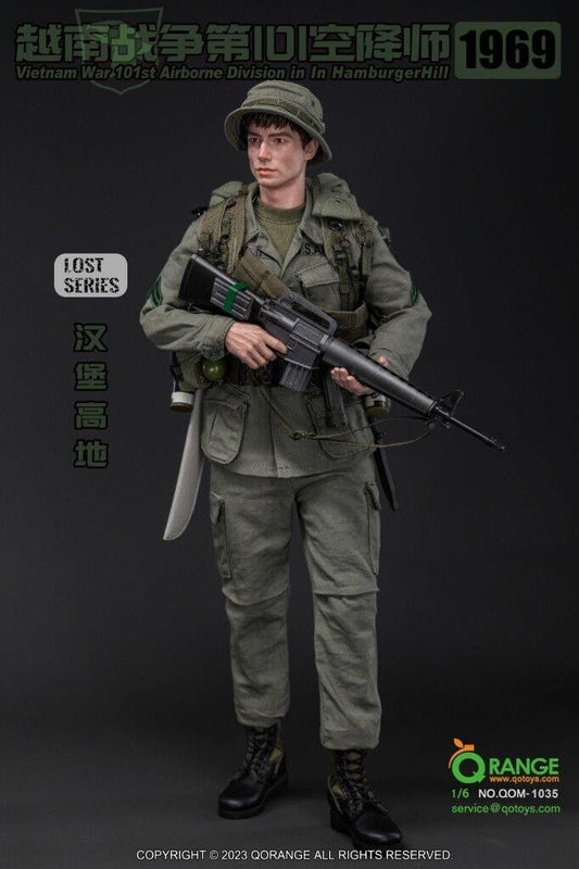 1:6 QO Toys Vietnam War 101st Airborne Division Hamburger Hill 1969 12" Figure