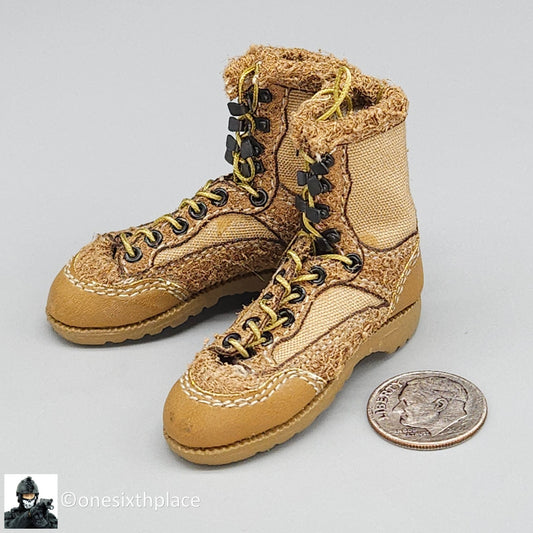 1:6 scale Soldier Story USMC Desert Boots (Foot Type) for 12" Figures
