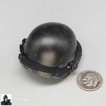 1:6 BBI LAPD SWAT Mendez Black PASGT Helmet for 12" Figures Police