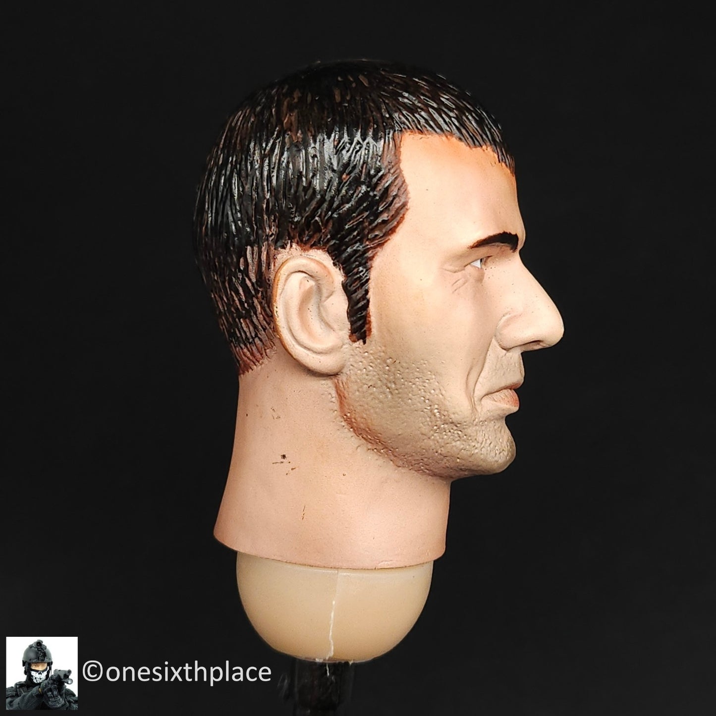 1:6 Playhouse Saturday Toys USMC Male Head Sculpt USED READ for 12" Figures