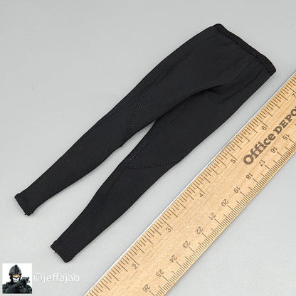 1:6 Very Cool Trickybaby 12 Female Black Logo Running Yoga Pants for 12" Figures