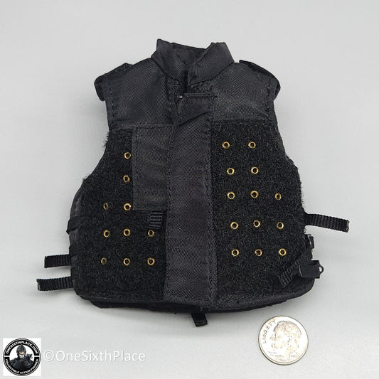 1:6 scale BBI USMC John Salias Black SWAT Body Armor for 12" Figures