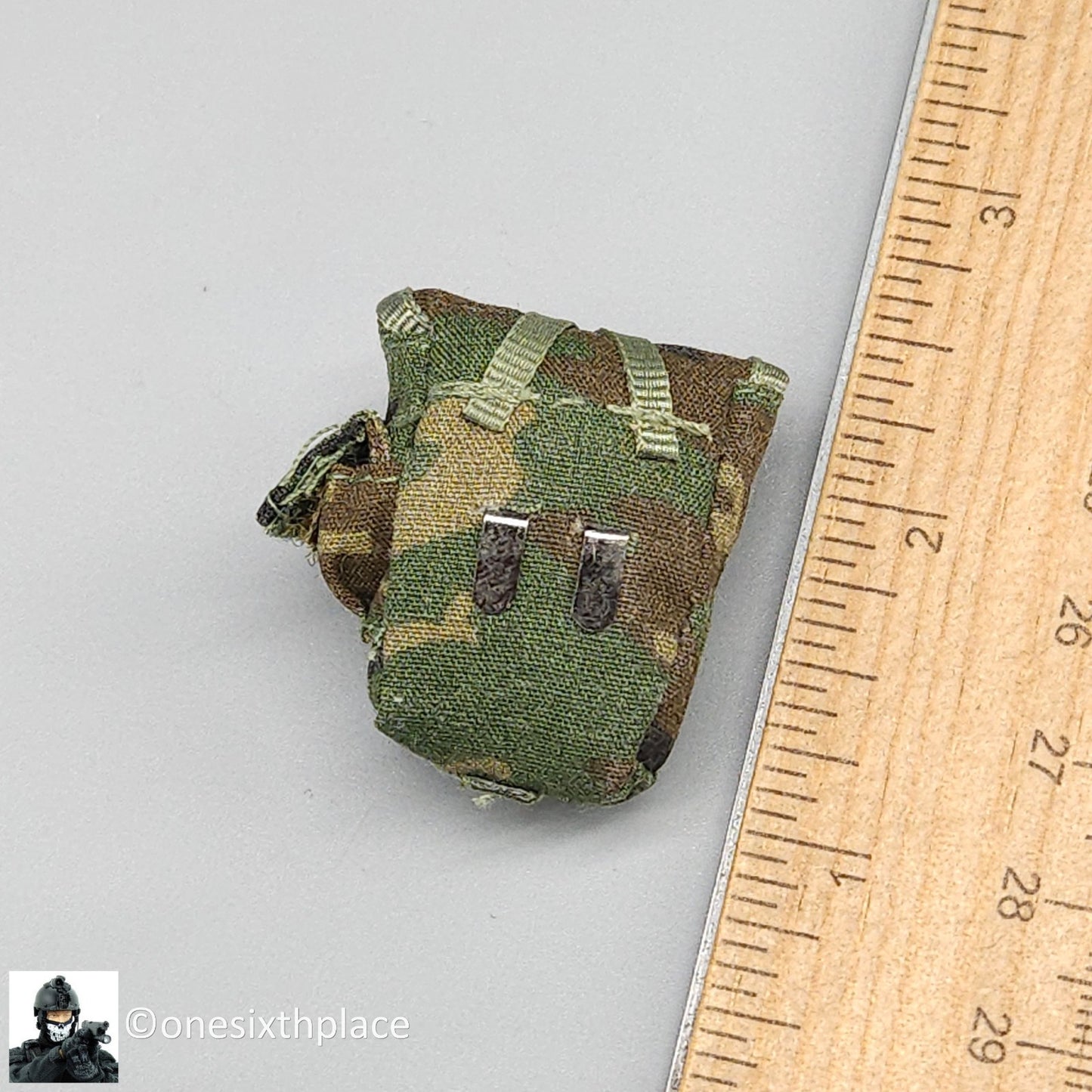 1:6 scale Dragon Modern Woodland Camo Utility Ammo Pouch for 12" Figures