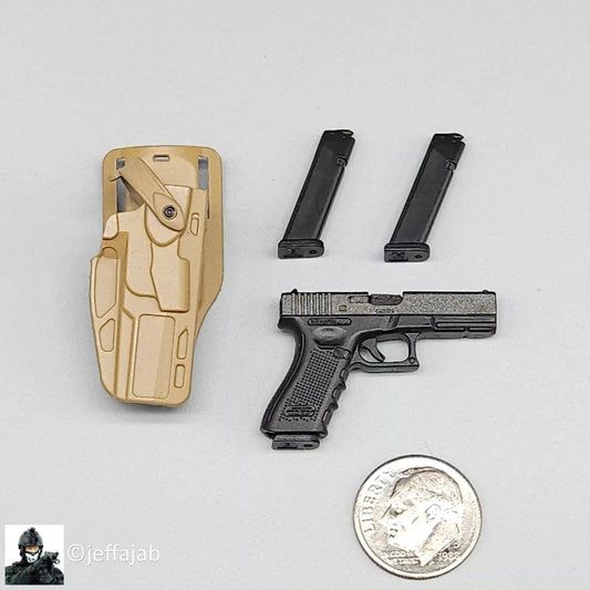 1:6 Easy & Simple Russian Special Operations Forces SSO Pistol w/ Tan Holster