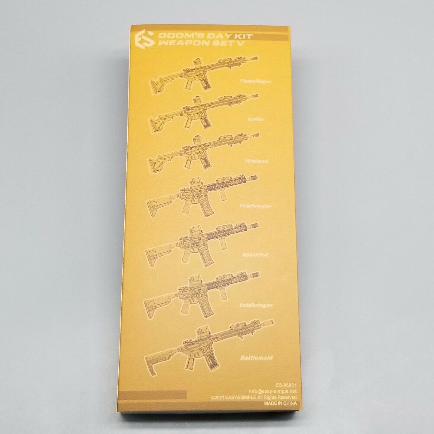 1:6 Easy & Simple Doom's Day Kit Weapon Set V Version E "Sparkfist" 06031E