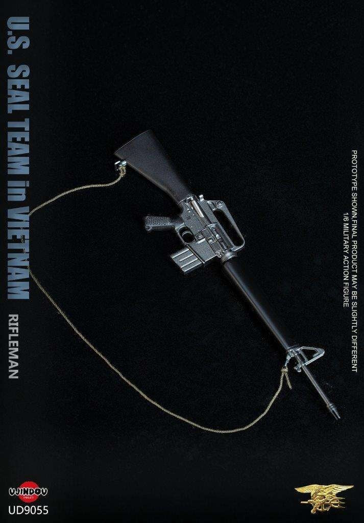 1:6 scale Ujindou US SEAL Team Rifleman in Vietnam M16 Rifle for 12" Figures