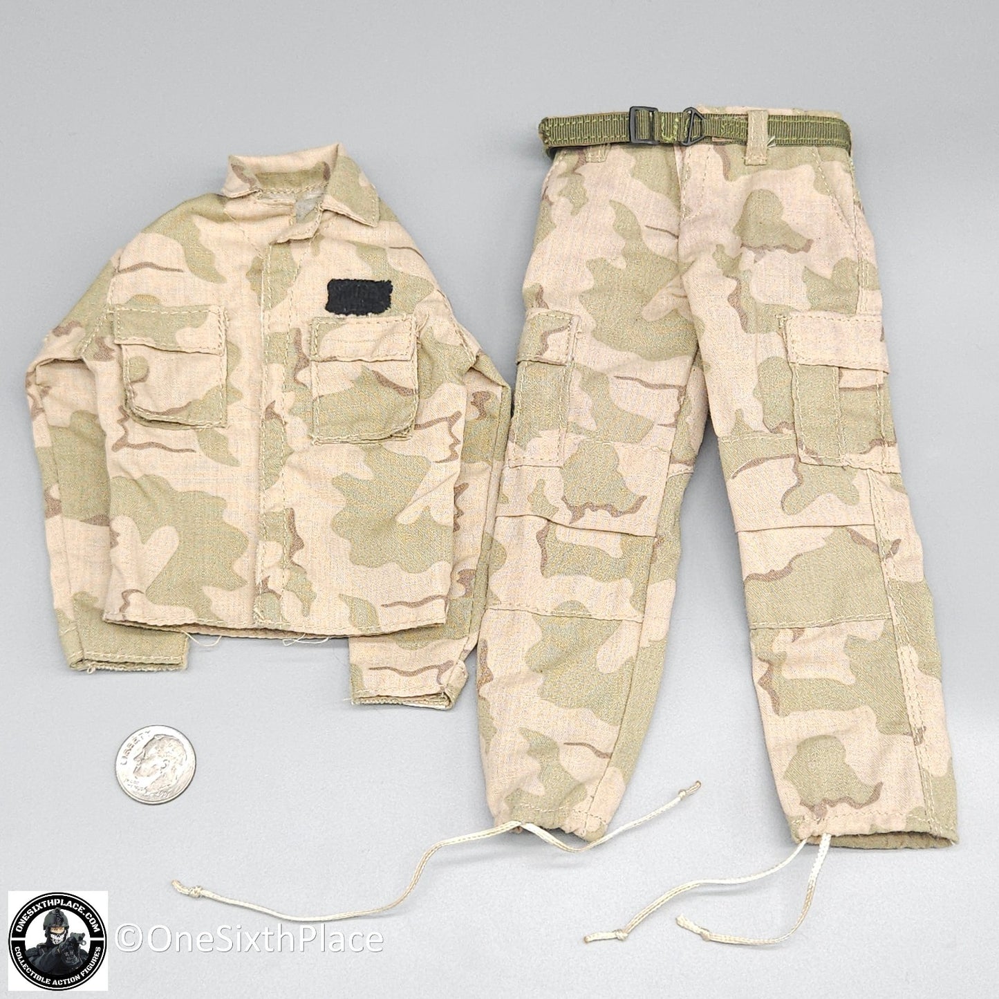 1:6 scale ACE US Army Delta CAG DCU Desert Camo Uniform for 12" Figures