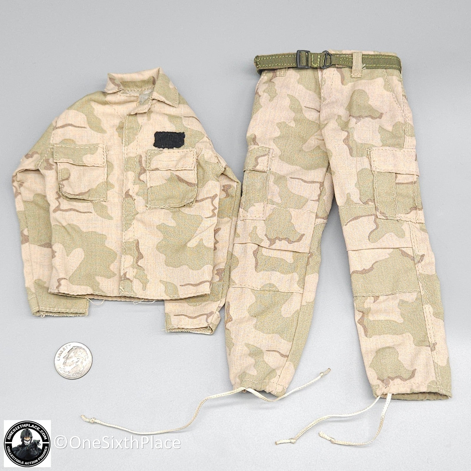 1:6 scale ACE US Army Delta CAG DCU Desert Camo Uniform for 12" Figures