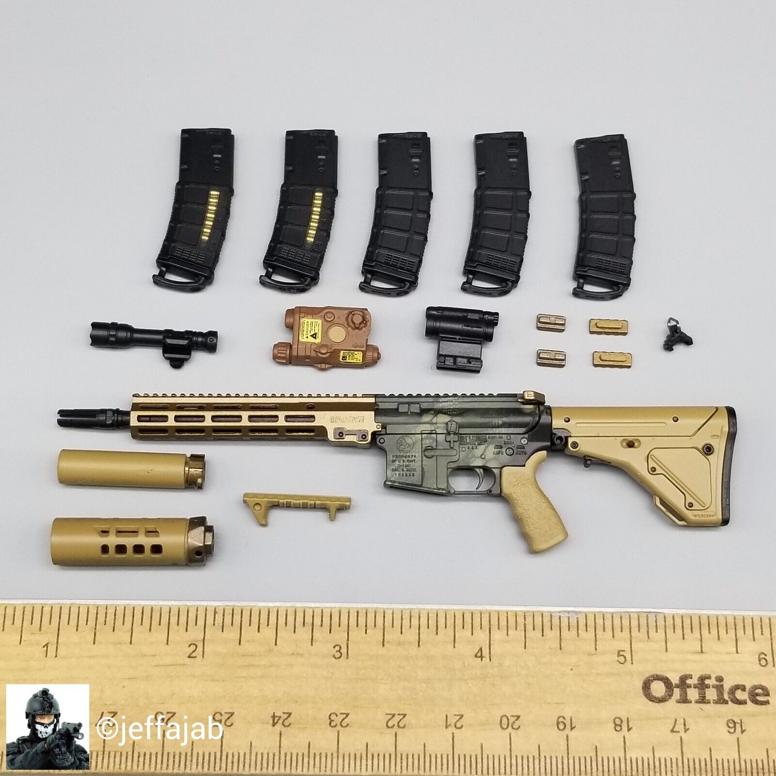 1:6 Easy & Simple Special Forces Group Crisis Response Force URGi M4 Rifle Set