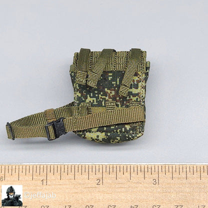 1:6 DamToys Russian Motorized Rifle Brigade Camo Gas Mask Pouch for 12" Figures