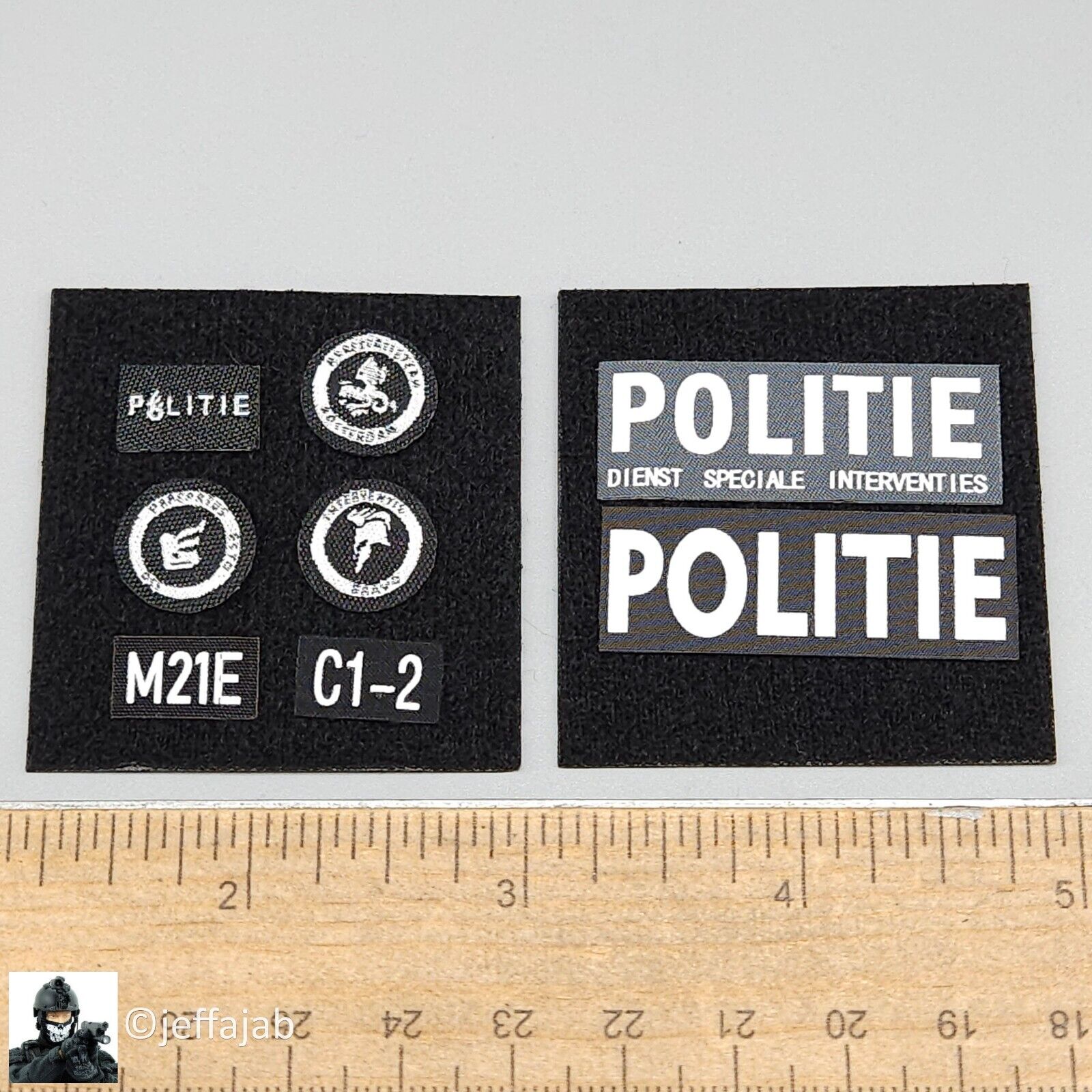 1:6 Easy & Simple Dutch DSI Sniper Version Patches for 12" Figures