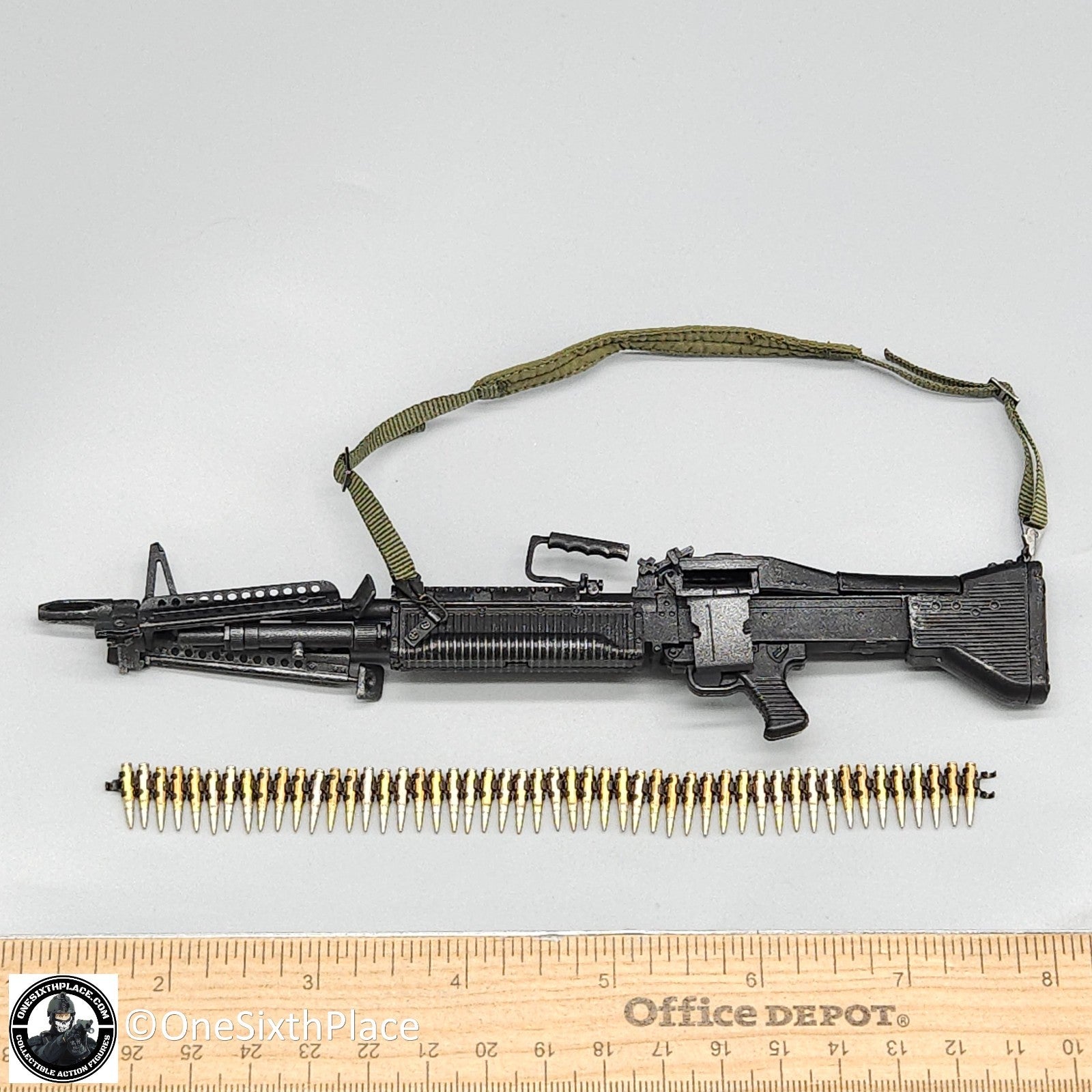 1:6 scale DiD Vietnam US Army Colonel James Metal M60 Machine Gun for 12" Figure