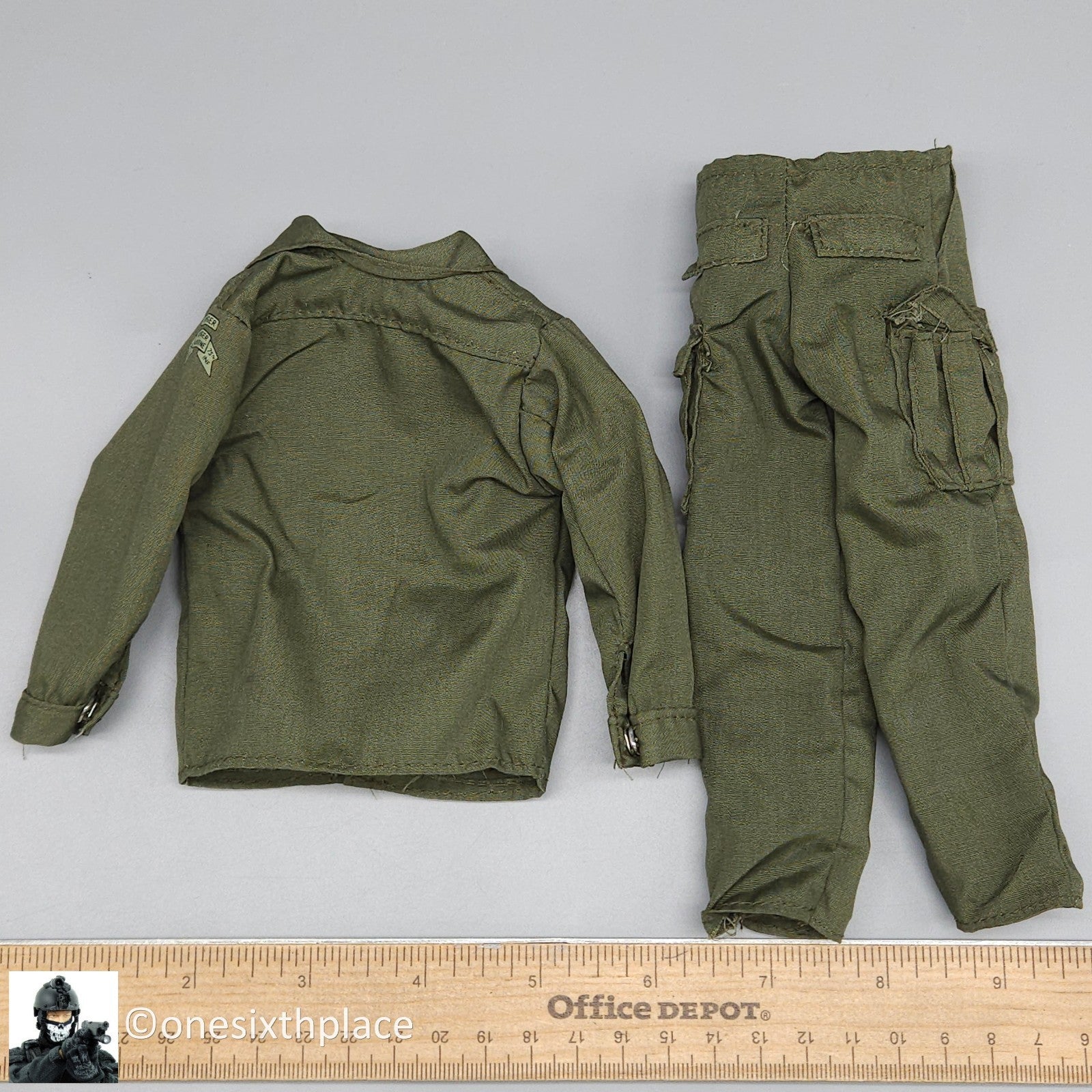 1:6 Ultimate Soldier US Army Ranger Recon Uniform w/ Patches for 12" Figures