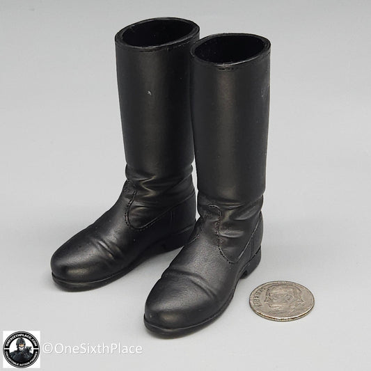 1:6 scale Dragon WWII German Tall Black Boots for 12" Figures