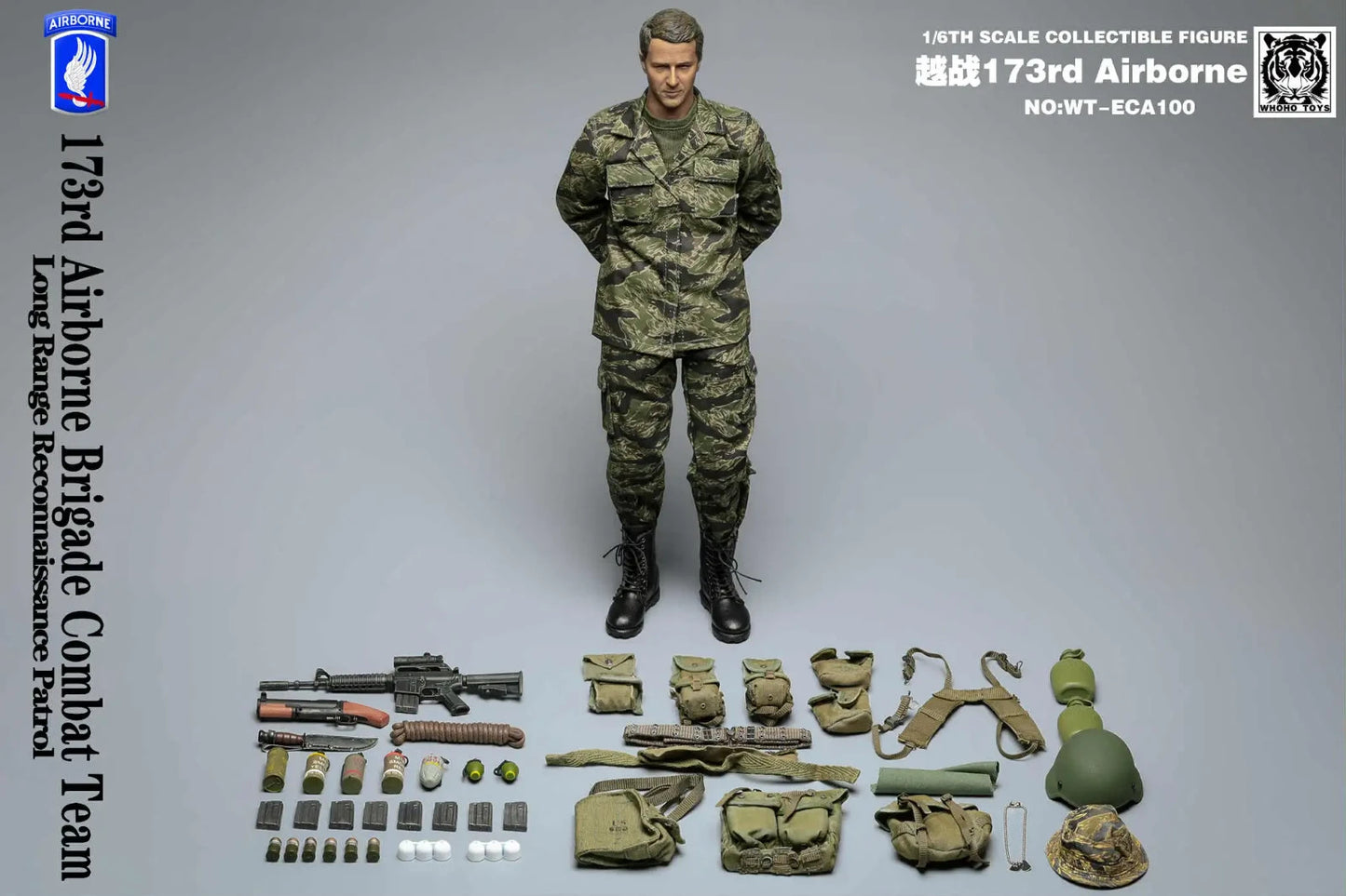 1:6 scale Whoho Toys Vietnam 173rd Airborne LRRP 20rd Ammo Mags (x8) 12" Figures