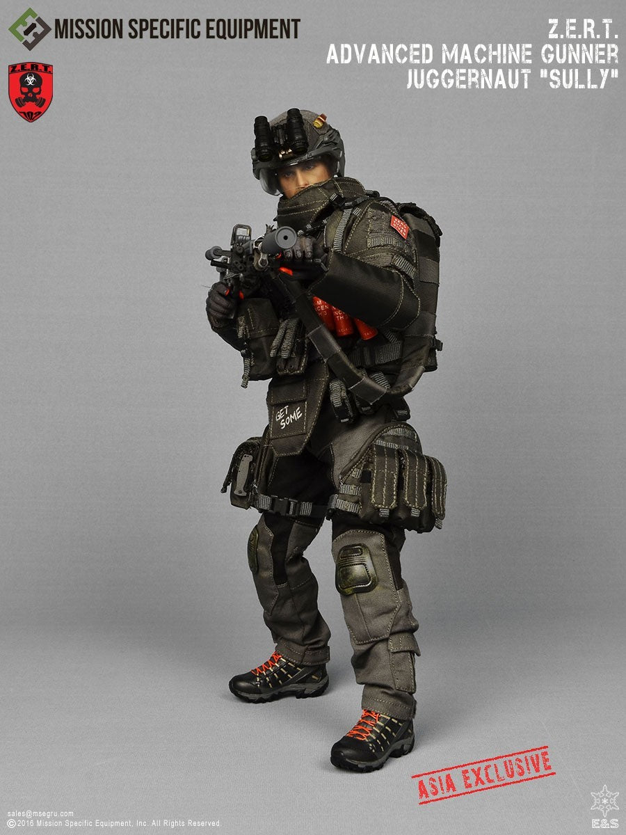 1:6 scale Easy & Simple ZERT Juggernaut Sully Gloved Hands for 12" Figures