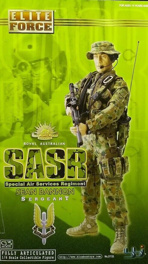 1:6 BBI Australian SASR Sean Bannon Male Head Sculpt for 12" Figures