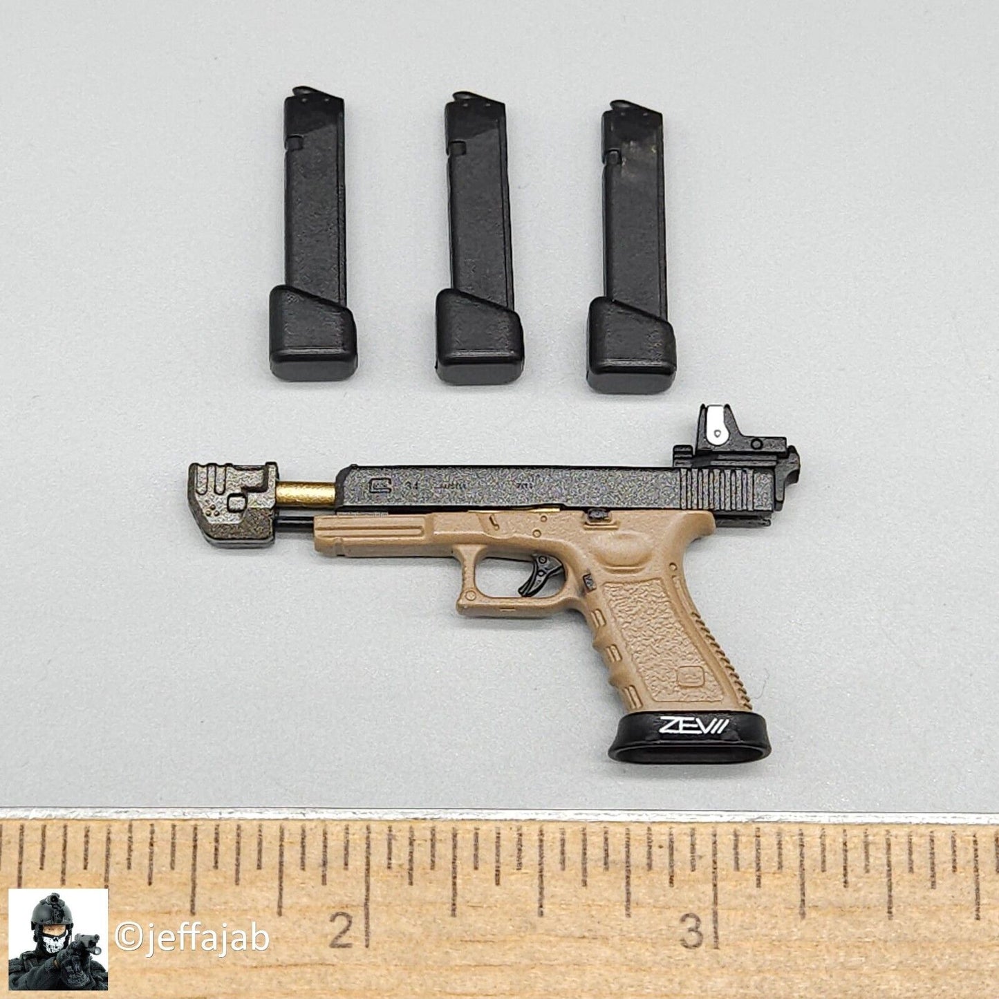 1:6 Easy & Simple PMC Field Recce G34 9mm Pistol for 12" Figures