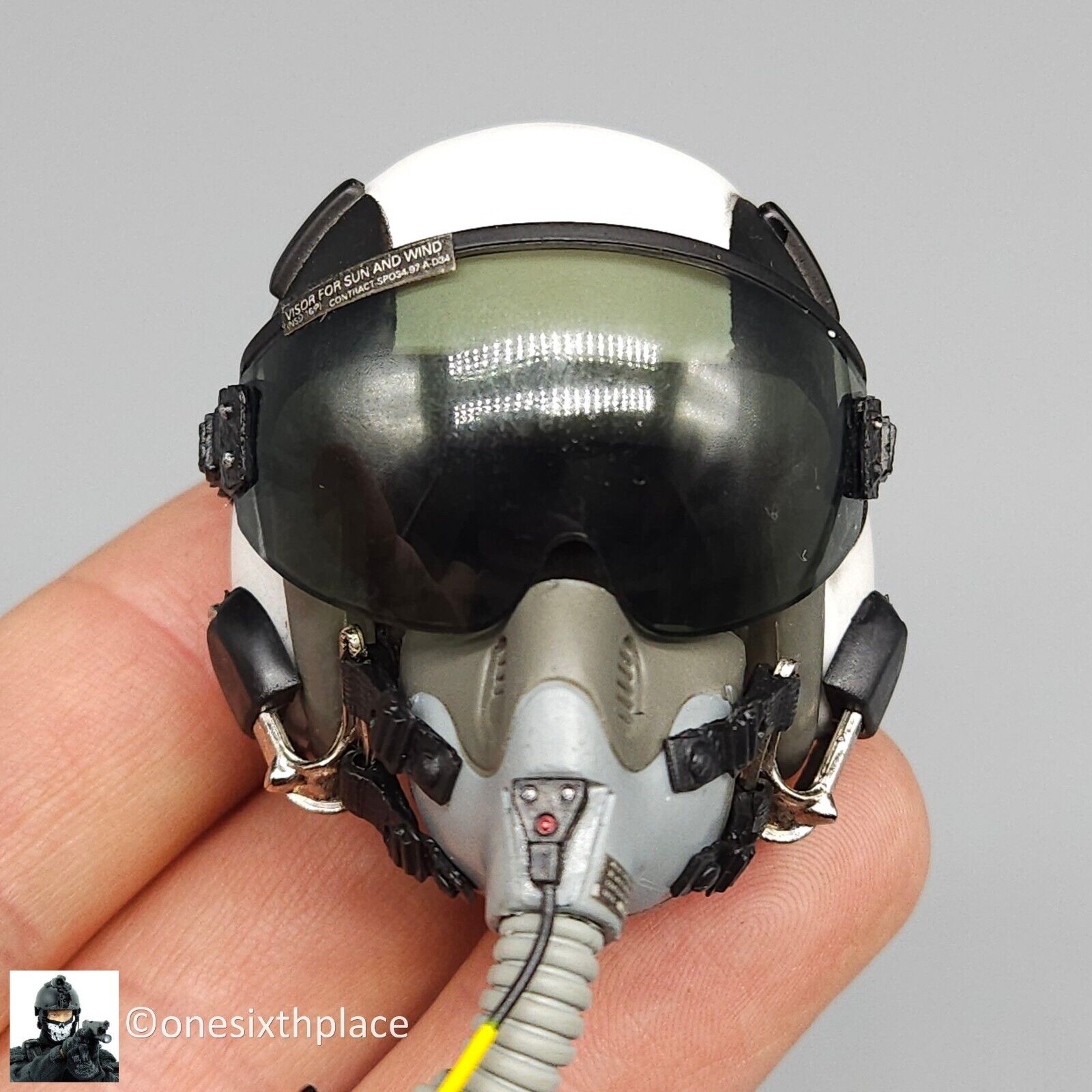 1:6 BBI Navy Aviator Pilot HGU-55/P Flight Helmet Set for 12" Figures