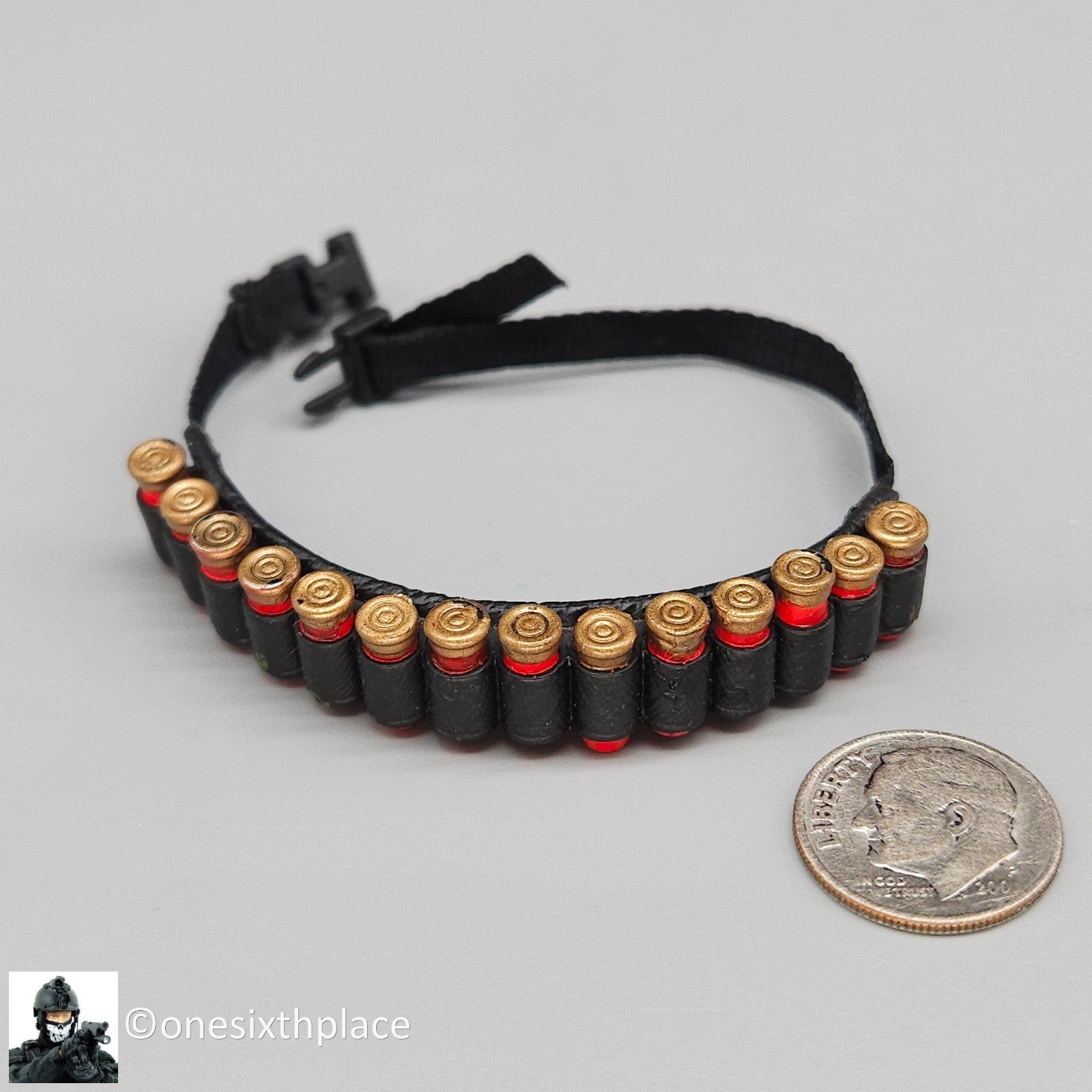 1:6 BBI Terminate Carlos Shotgun Shell Ammo Belt for 12" Figures