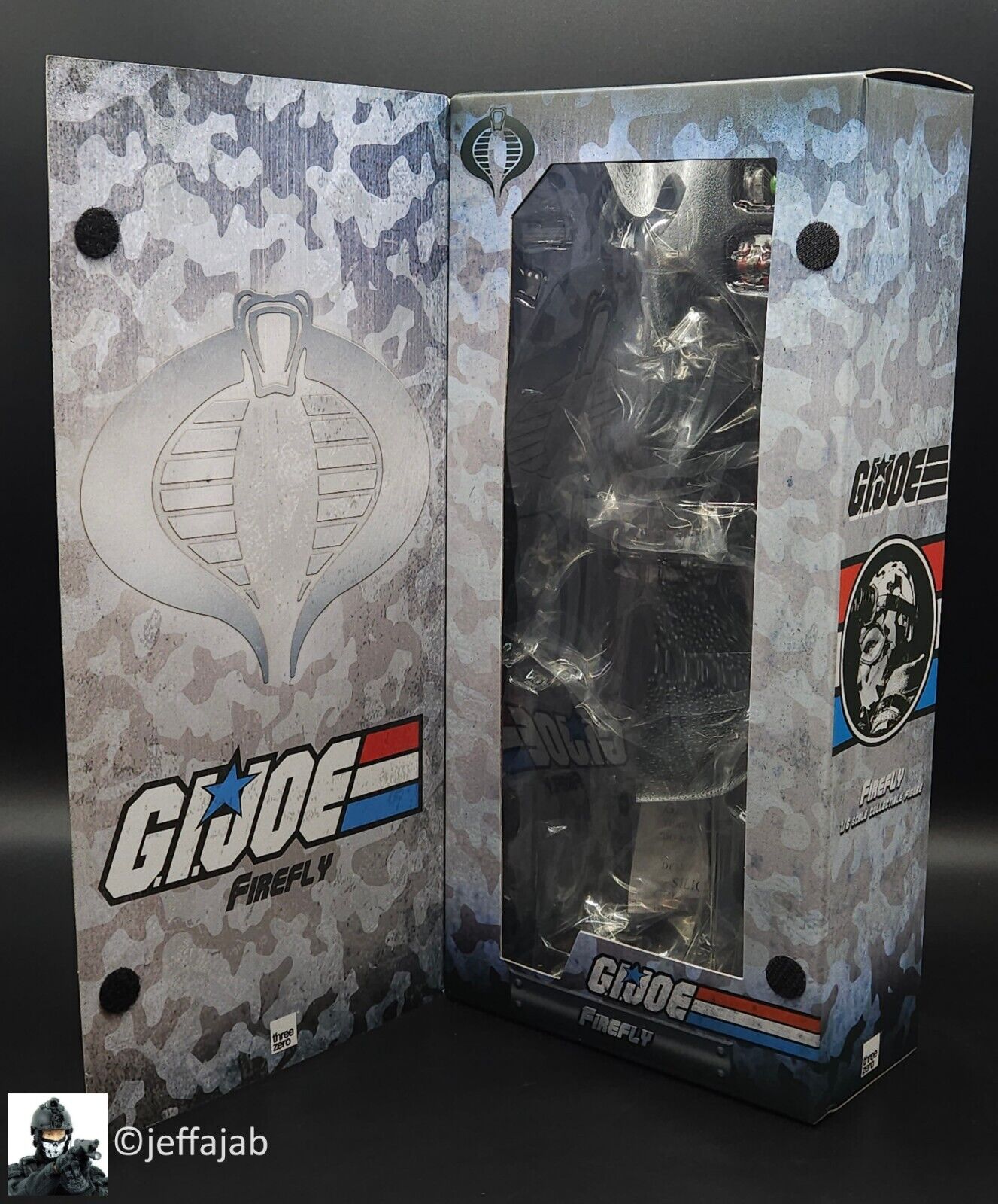 1:6 scale 3A ThreeZero GI Joe Firefly 12" Figure 3A-3Z0348 ThreeA