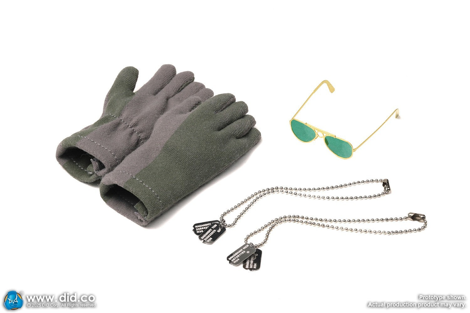 1:6 DID US Navy F-14 Pilot Tom & Nick Nomex Gloves for 12" Figures