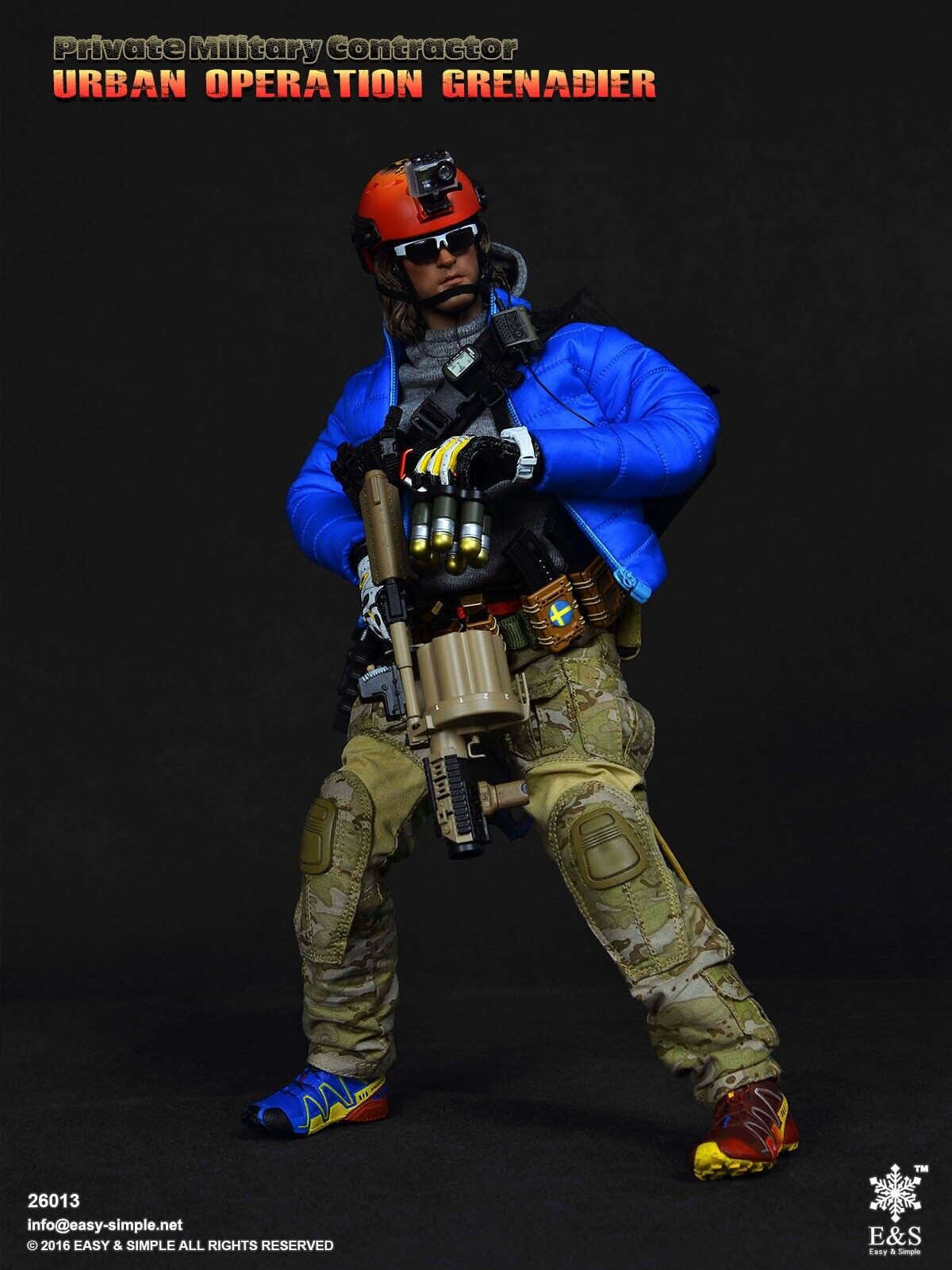 1:6 scale Easy & Simple PMC Urban Operation Grenadier 12" Action Figure 26013