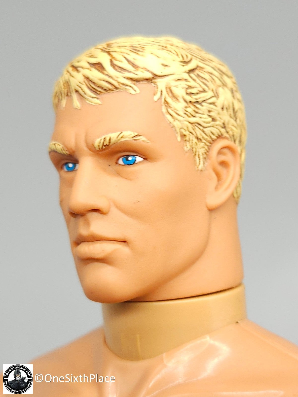 1:6 scale Hasbro GI Joe 1996 Male Nude Body w/ Blond Highlights Hair 12" Figure