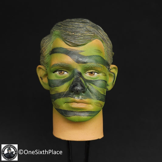 1:6 scale Toy Soldier Vietnam LRRP Kenn Miller Camo Male Head for 12" Figure